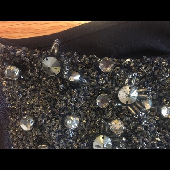 Marine blue sparkly top - Picture 6 of 7